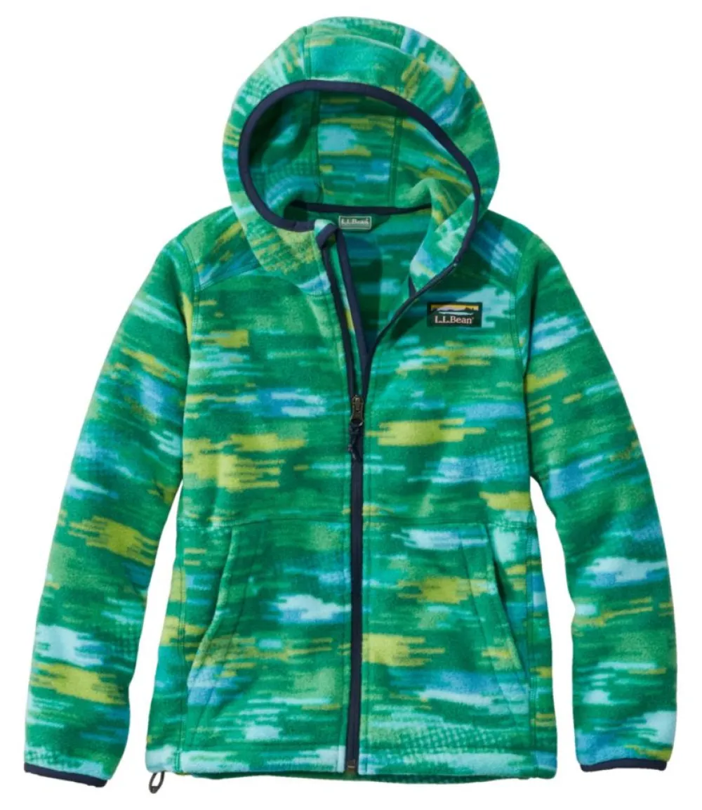 "Kids' Mountain Classic Fleece, Hooded, Print"-L.L.Bean Shop