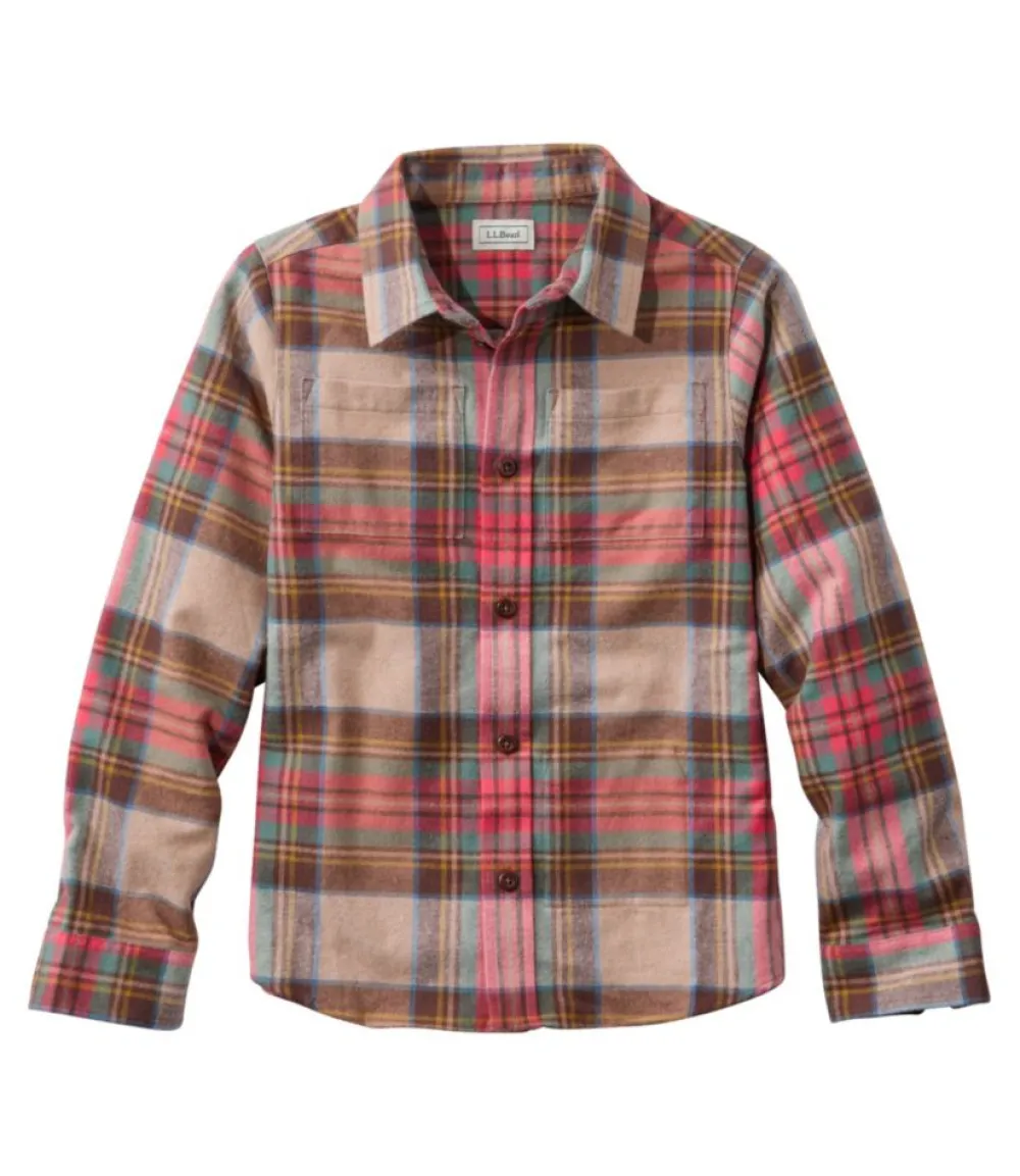 "Kids' Scotch Plaid Flannel Shirt"-L.L.Bean Outlet