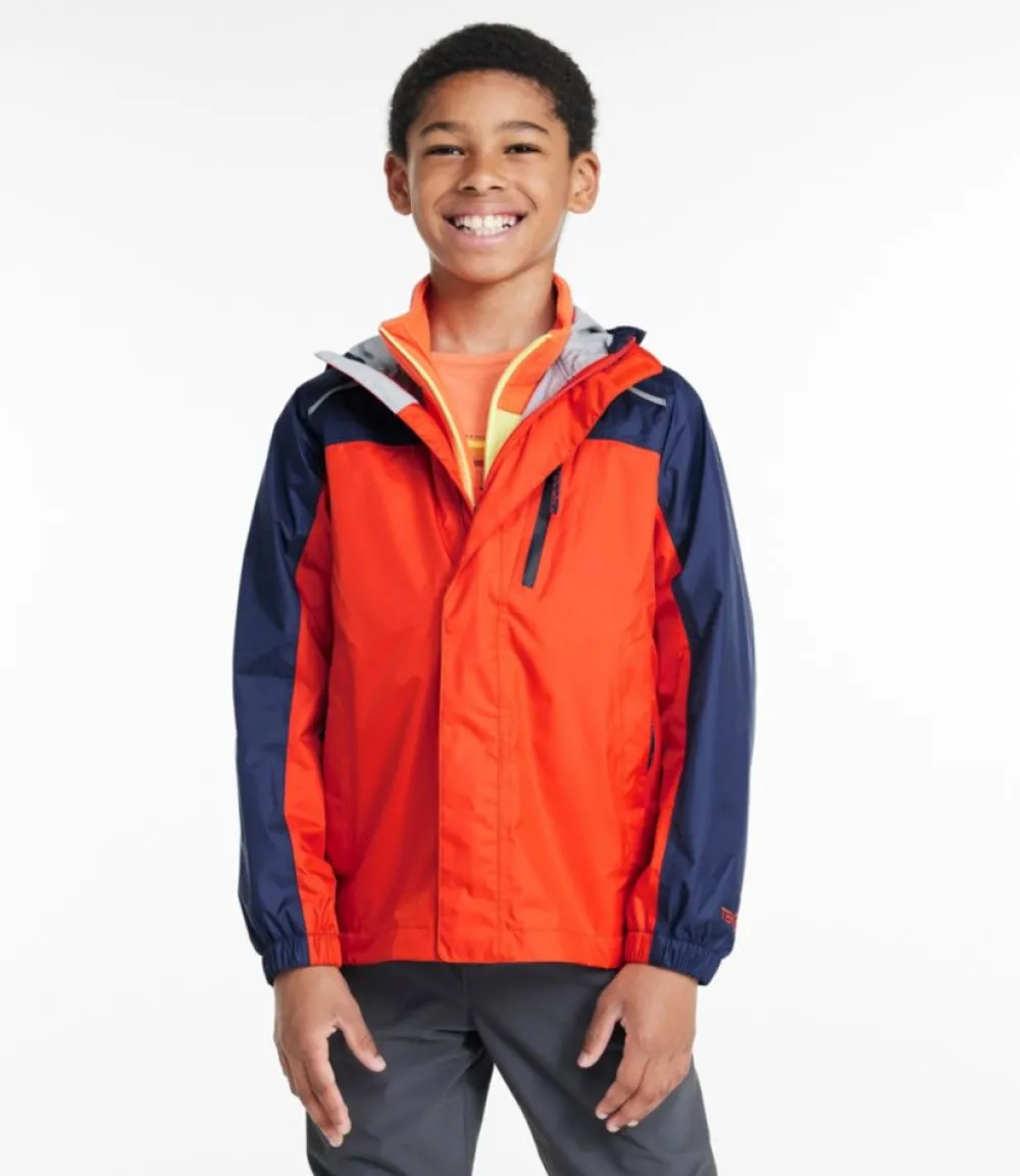 "Kids' Trail Model Rain Jacket, Colorblock"-L.L.Bean Cheap