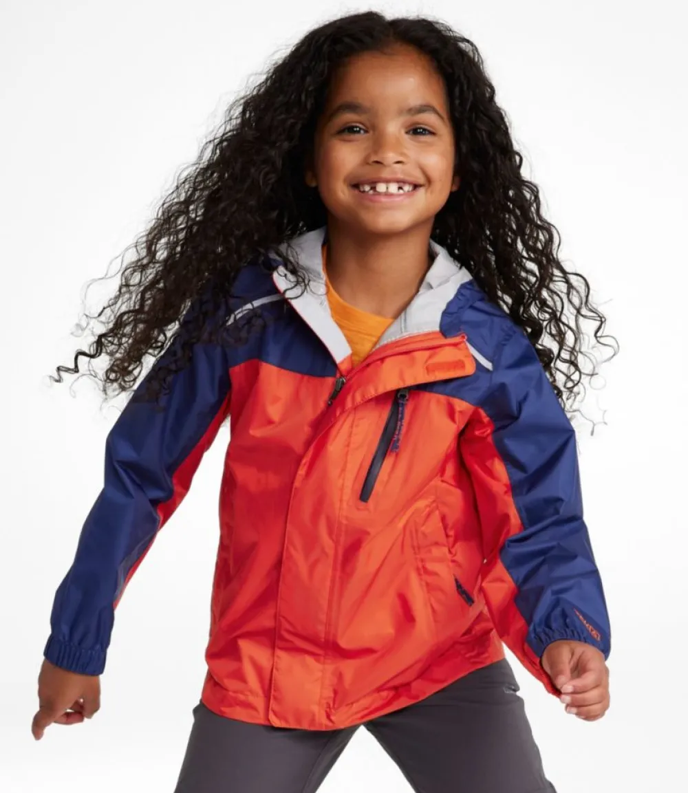 "Kids' Trail Model Rain Jacket, Colorblock"-L.L.Bean Cheap
