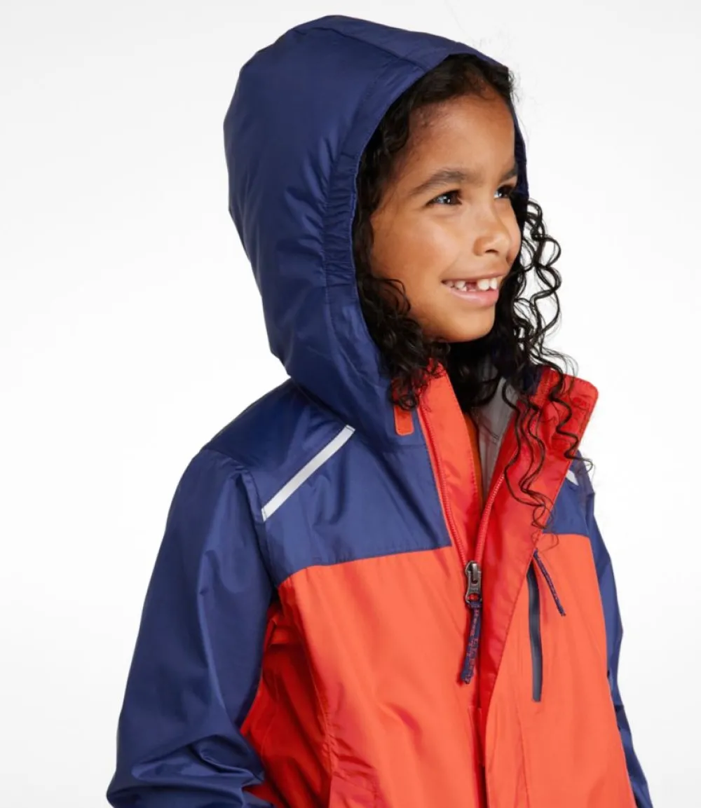 "Kids' Trail Model Rain Jacket, Colorblock"-L.L.Bean Cheap