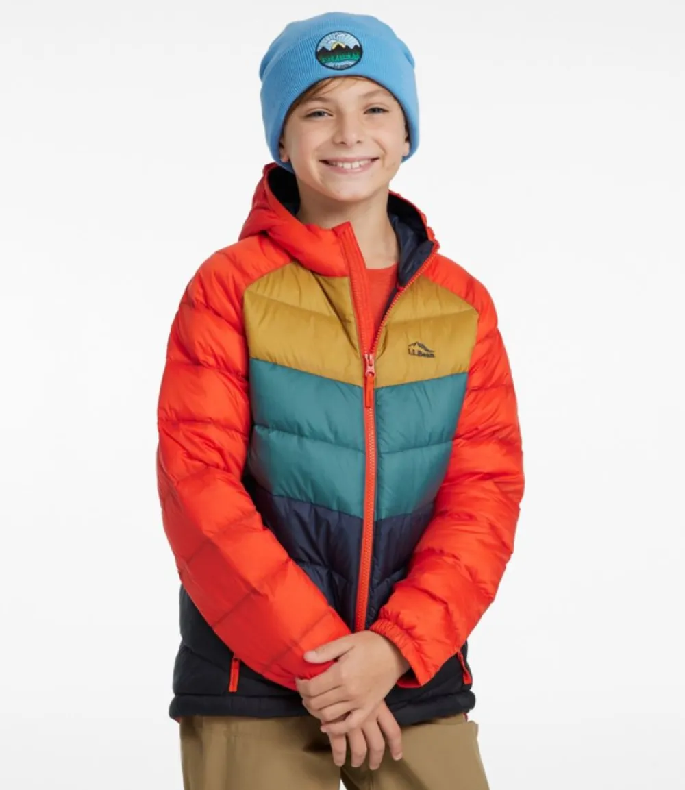 "Kids' Ultralight 650 Down Jacket, Colorblock"-L.L.Bean Sale