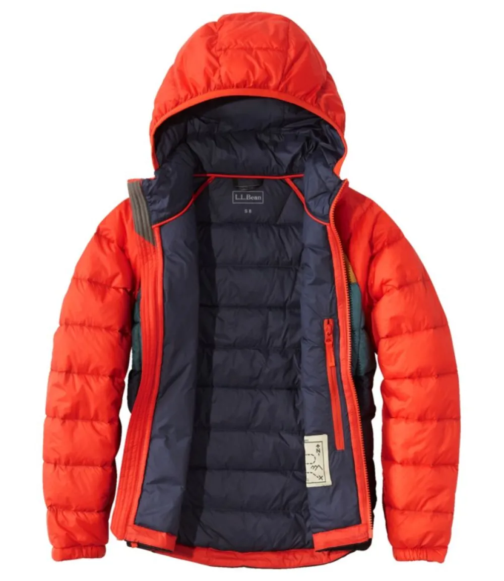 "Kids' Ultralight 650 Down Jacket, Colorblock"-L.L.Bean Sale