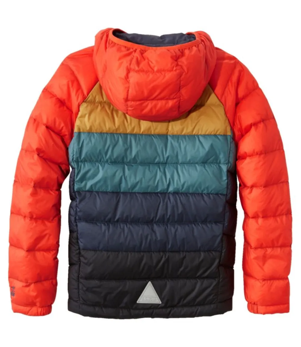 "Kids' Ultralight 650 Down Jacket, Colorblock"-L.L.Bean Sale