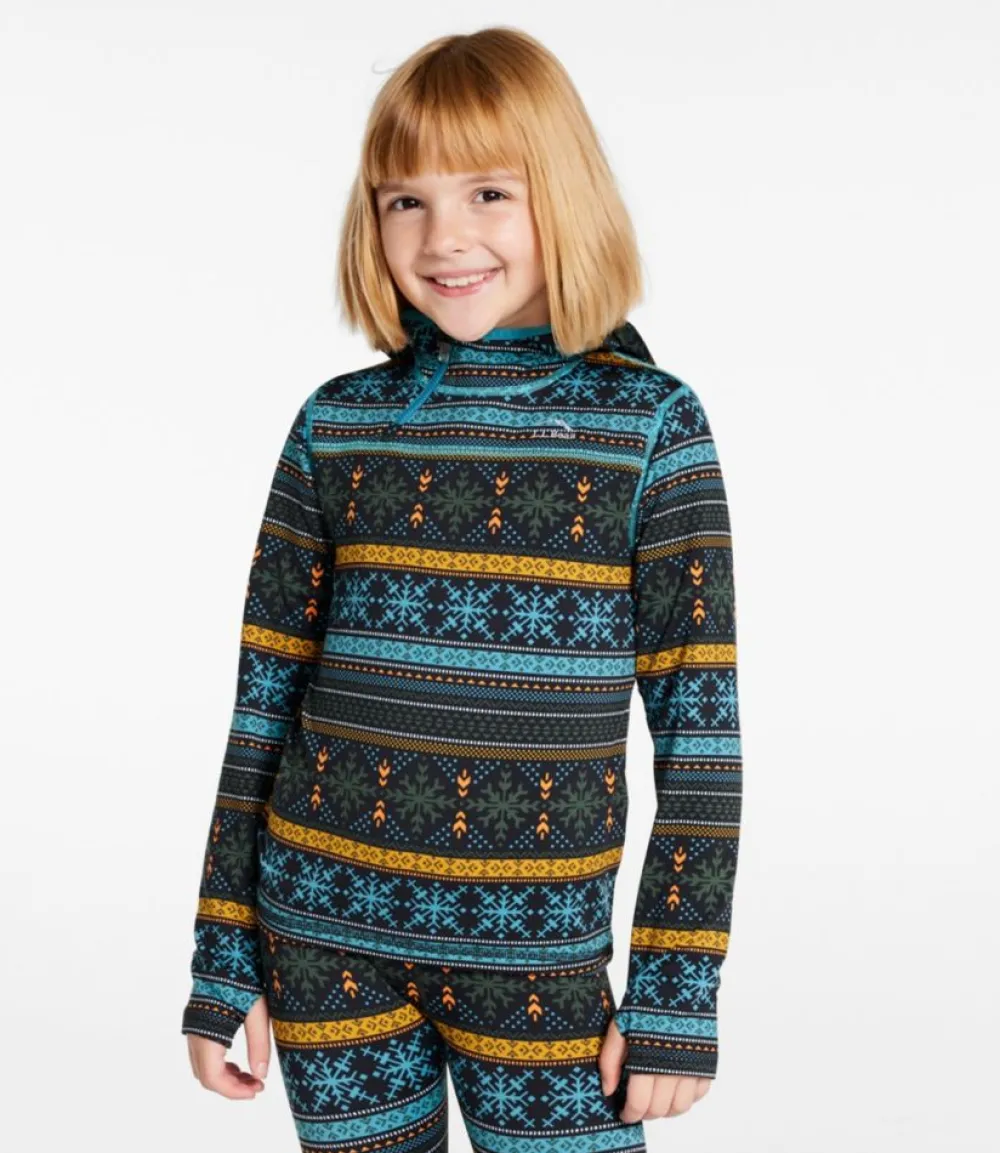 "Kids' Wicked Warm Long Underwear, Expedition-Weight Balaclava Print Top"-L.L.Bean Online
