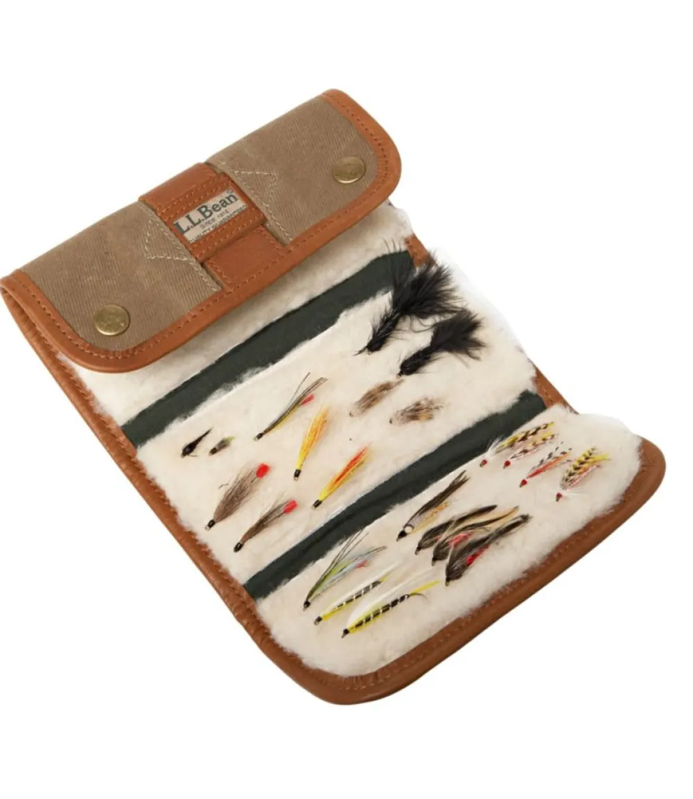 "Maine Guide Waxed-Canvas Fly Wallet"-L.L.Bean Hot