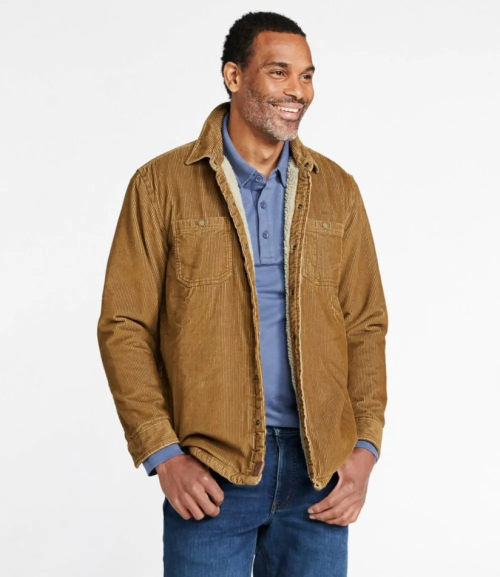 "Men's 1912 Heritage Lined Shirt Jac, Corduroy"-L.L.Bean Best