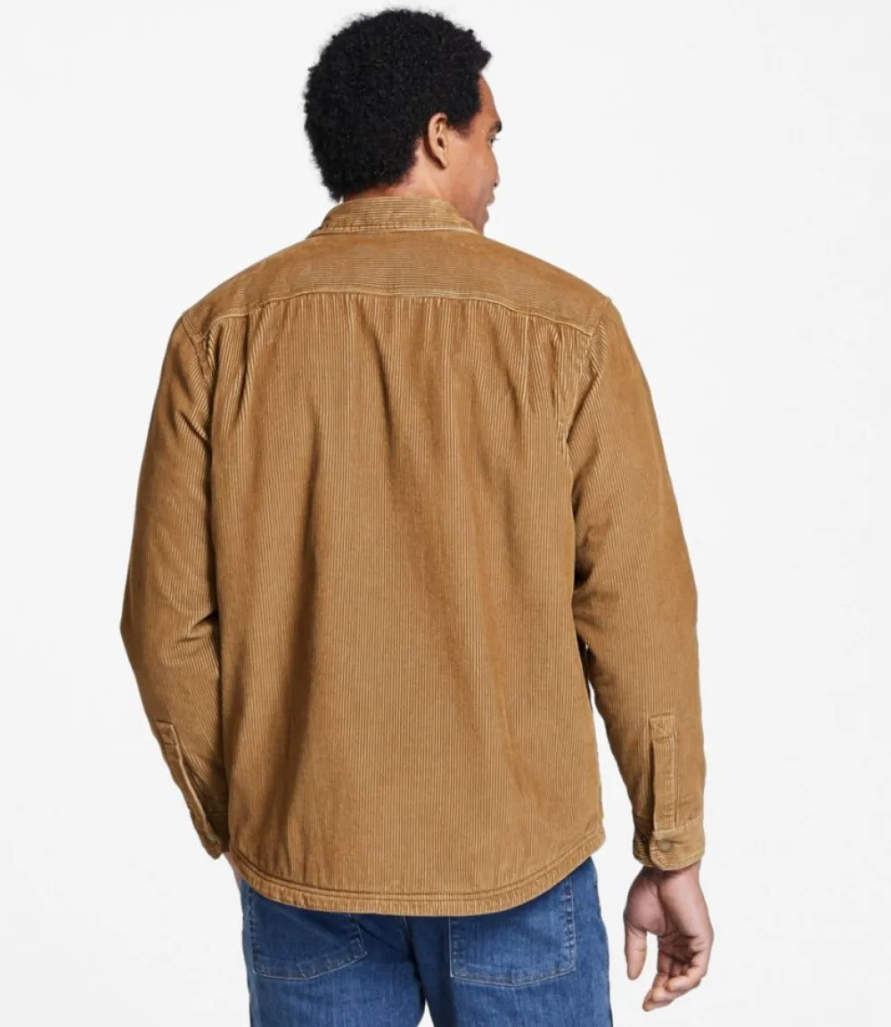 "Men's 1912 Heritage Lined Shirt Jac, Corduroy"-L.L.Bean Best