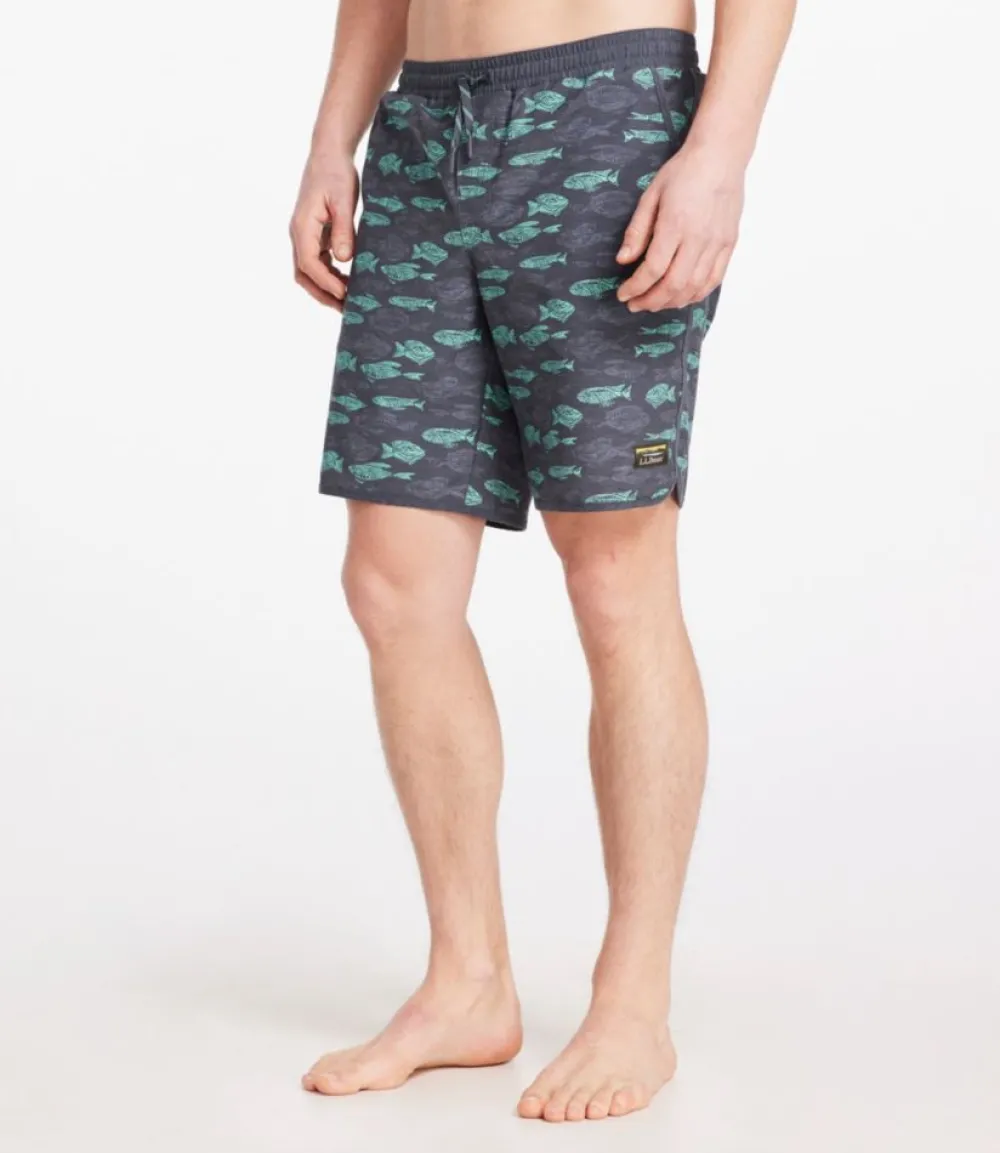 "Men's All-Adventure Swim Shorts, Print, 9""-L.L.Bean Cheap
