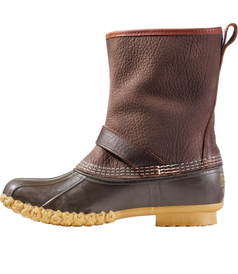 "Men's Bean Boots, 10" Engineer Buckle Flannel-Lined"-L.L.Bean Best Sale