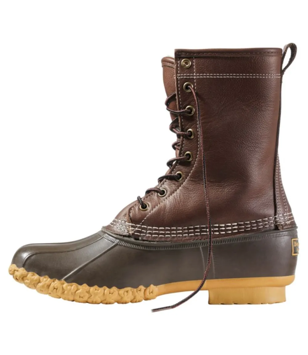 "Men's Bean Boots, 10" Shearling-Lined"-L.L.Bean Clearance