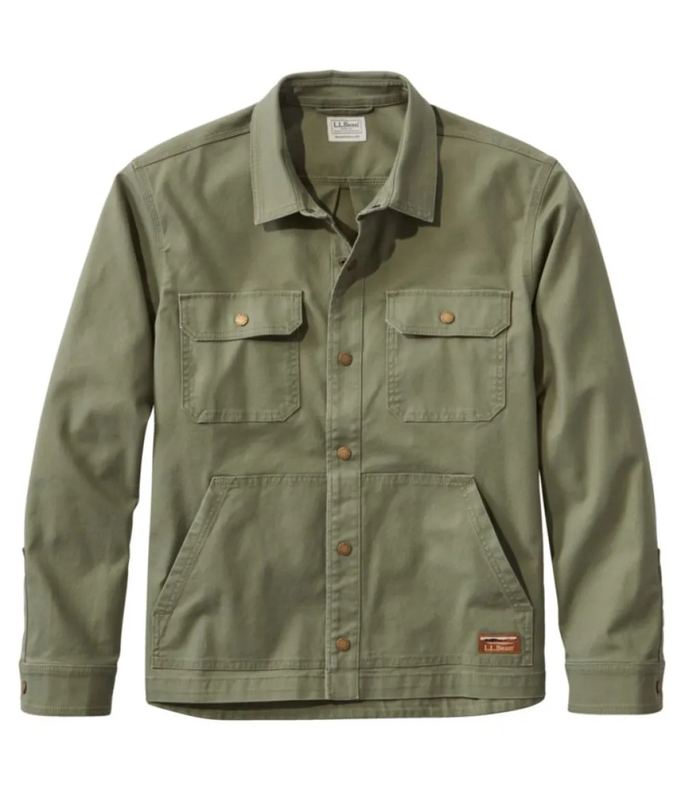 "Men's BeanBuilt Canvas Shirt Jac"-L.L.Bean Store