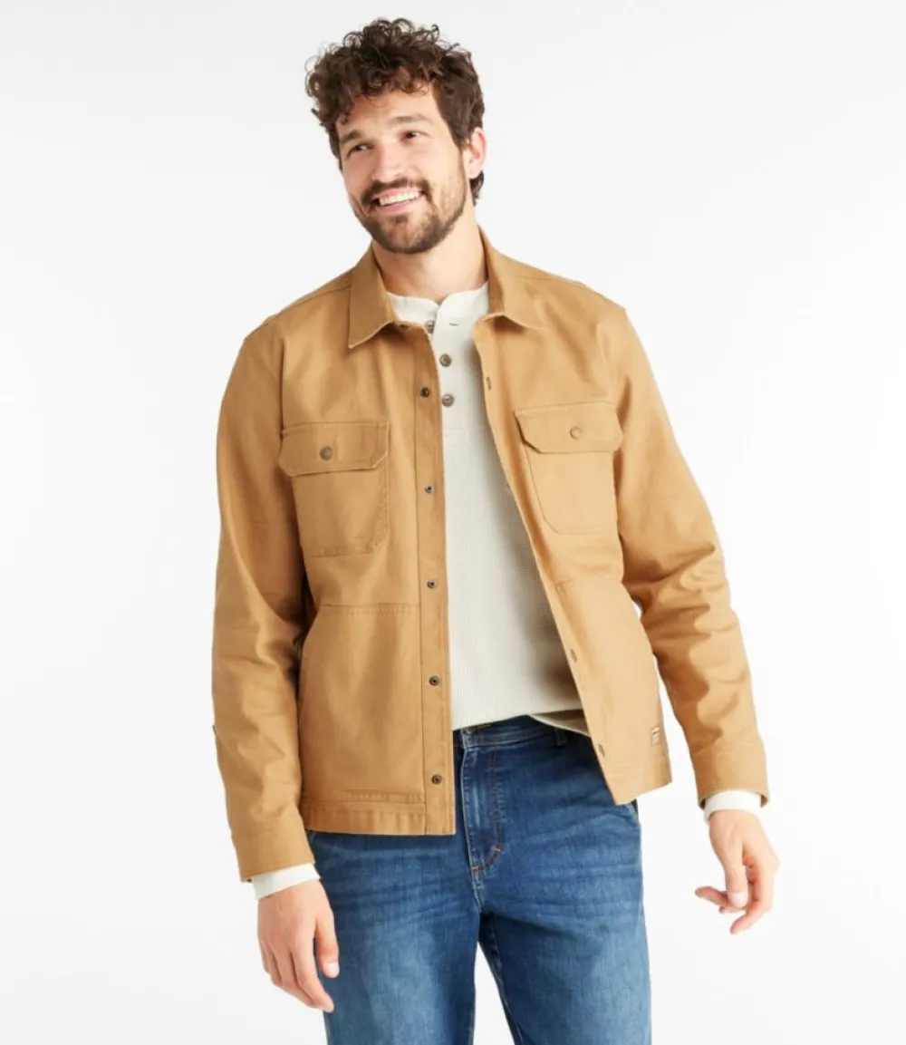 "Men's BeanBuilt Canvas Shirt Jac"-L.L.Bean Store