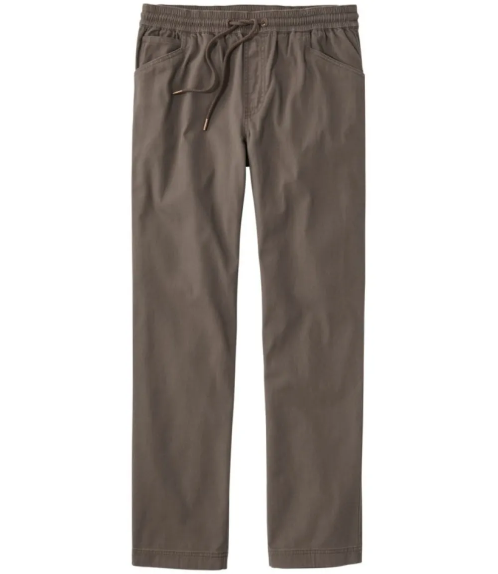 "Men's BeanFlex® Canvas Pants, Pull-On, Standard Fit, Straight Leg"-L.L.Bean Clearance