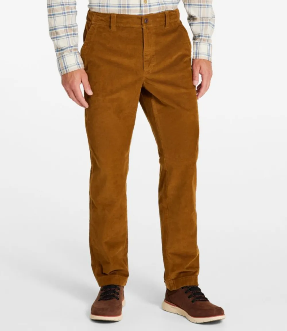 "Men's BeanFlex® Corduroy Pants, Standard Fit, Straight Leg, Comfort Waist"-L.L.Bean Cheap