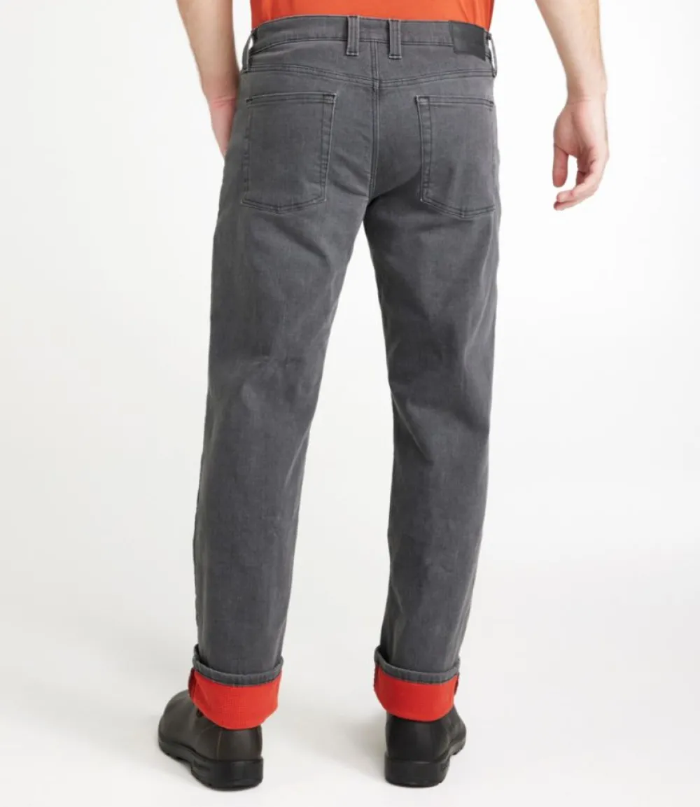 "Men's BeanFlex® Jeans, Standard Athletic Fit, Fleece-Lined"-L.L.Bean Shop