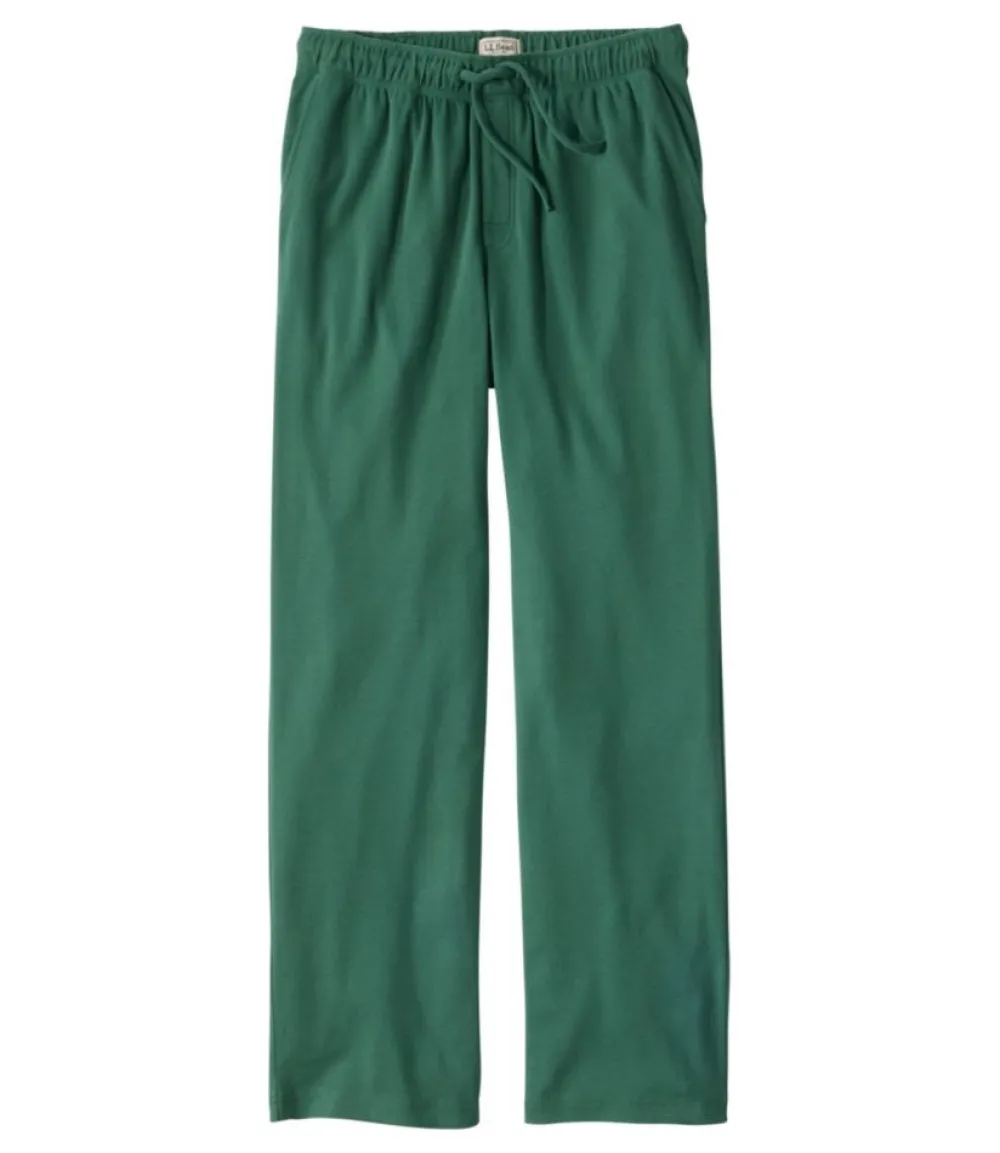 "Men's Bean's Cotton Knit Pajamas, Sleep Pants"-L.L.Bean Cheap