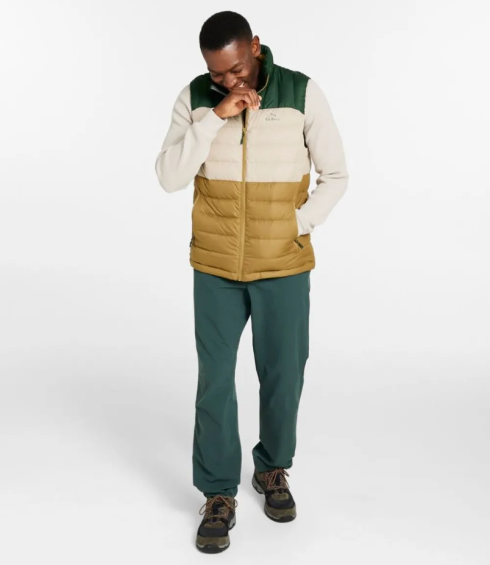 "Men's Bean's Down Vest, Colorblock"-L.L.Bean Shop