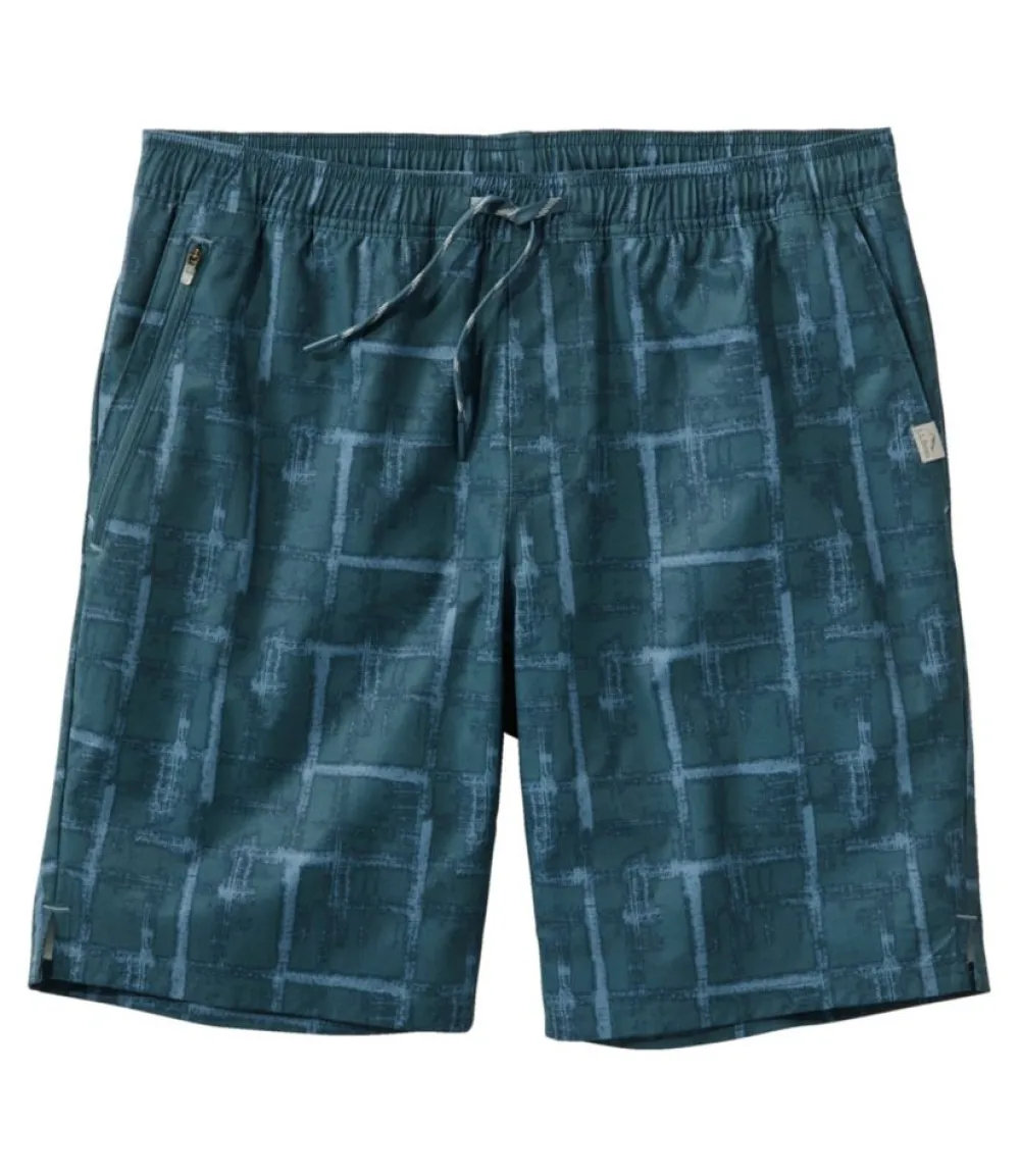 "Men's Bean's Multisport Shorts, Print, 9""-L.L.Bean Hot