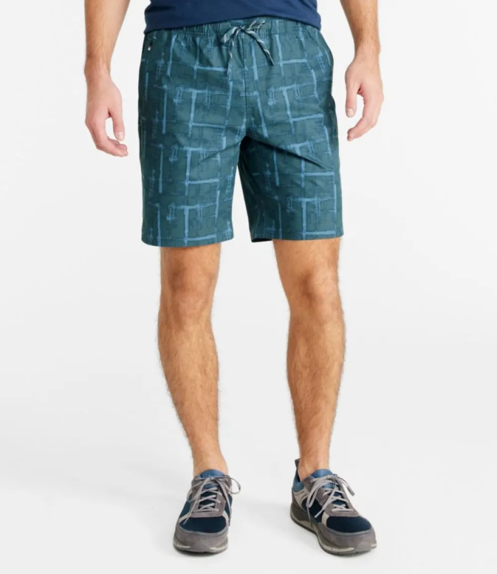 "Men's Bean's Multisport Shorts, Print, 9""-L.L.Bean Hot