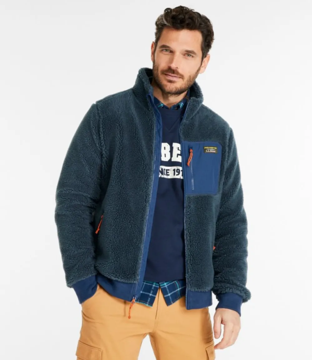 "Men's Bean's Sherpa Fleece Jacket"-L.L.Bean Store