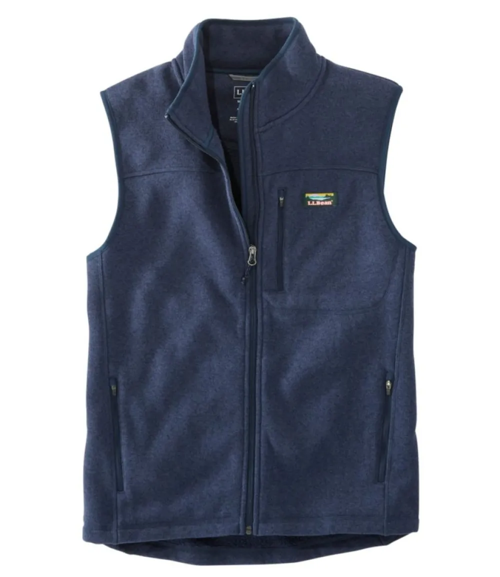 "Men's Bean's Sweater Fleece Vest"-L.L.Bean Cheap