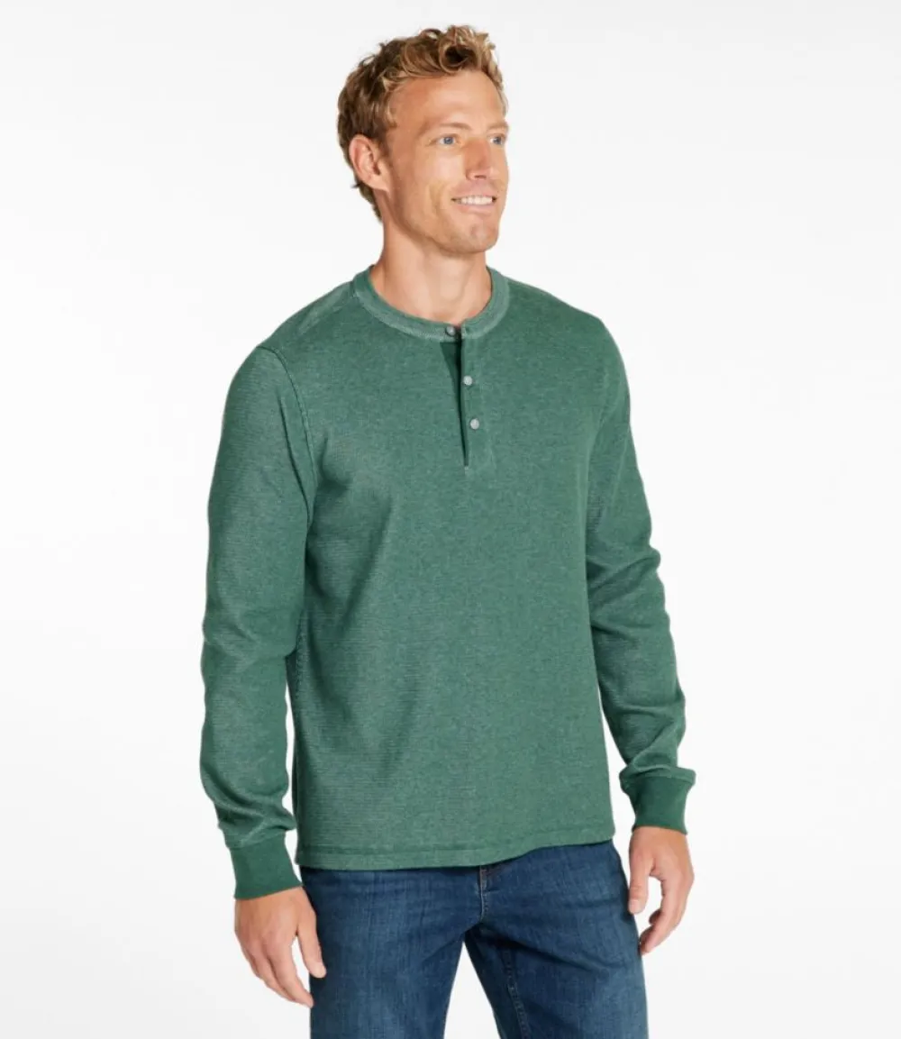"Men's Bean's Vintage Soft Knit Henley"-L.L.Bean Online
