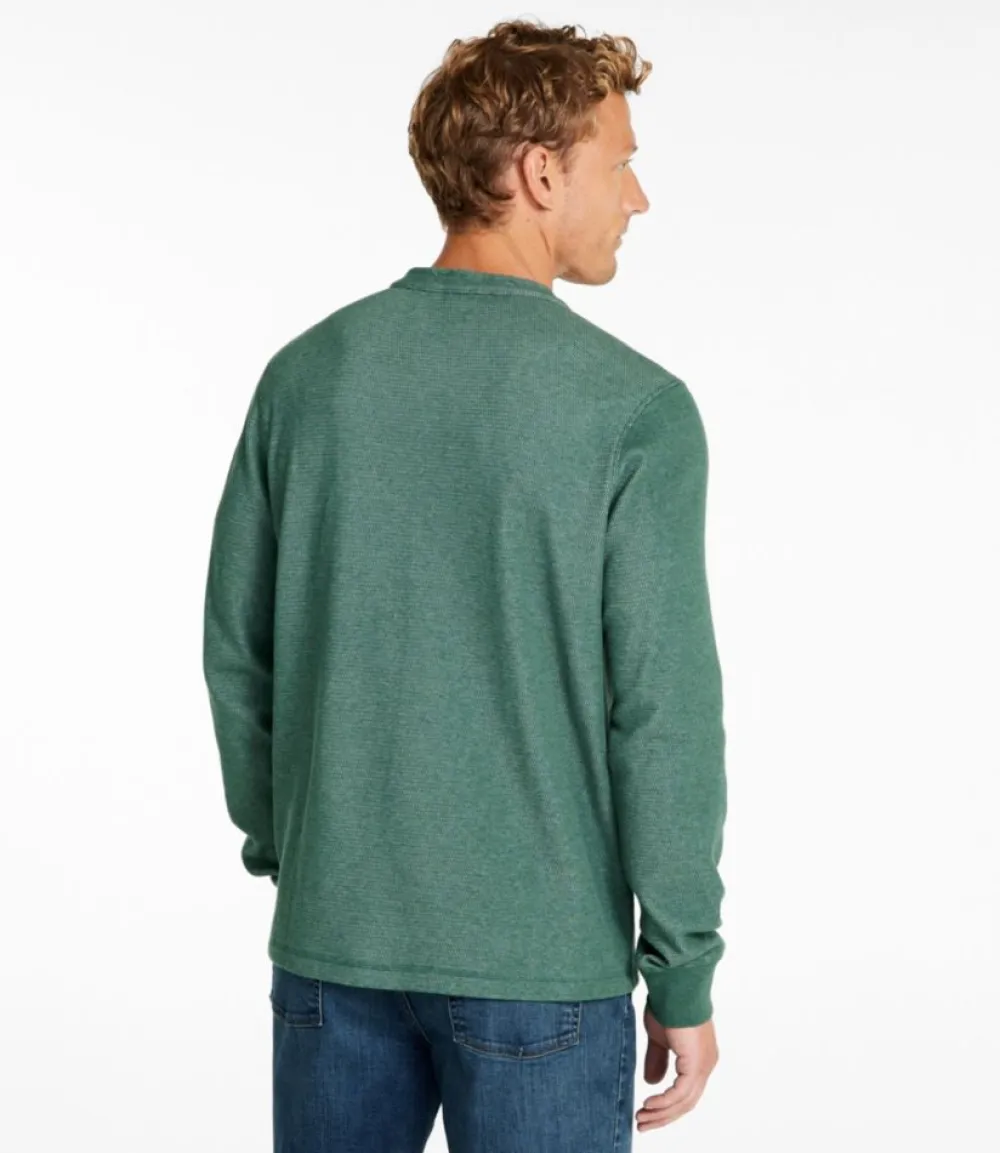 "Men's Bean's Vintage Soft Knit Henley"-L.L.Bean Online