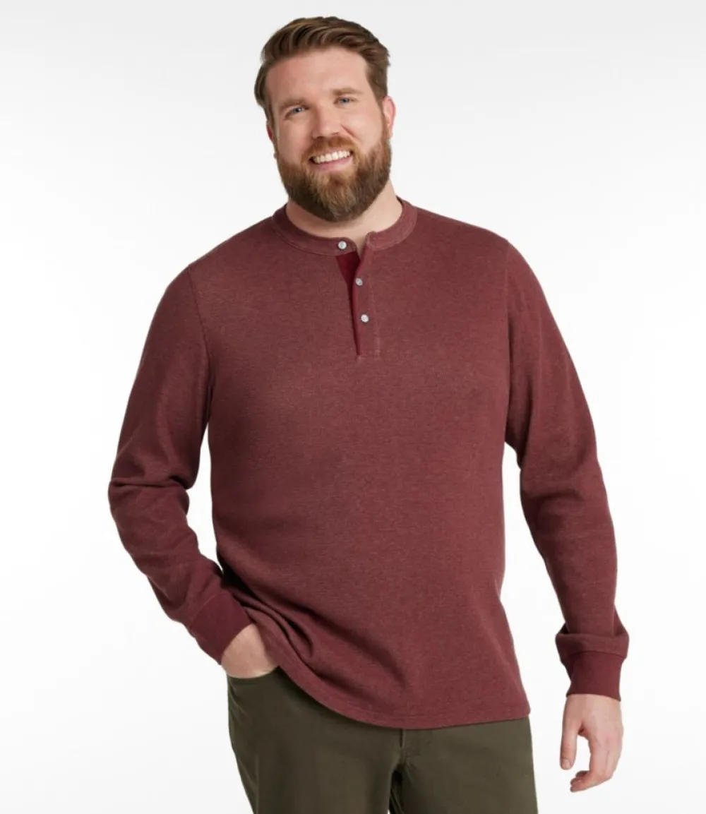 "Men's Bean's Vintage Soft Knit Henley"-L.L.Bean Online