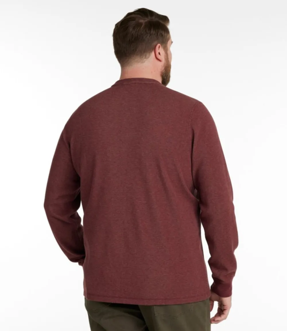 "Men's Bean's Vintage Soft Knit Henley"-L.L.Bean Online
