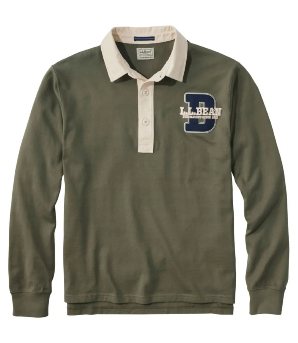 "Men's Bean's Vintage Soft Rugby, Embroidered"-L.L.Bean Best Sale