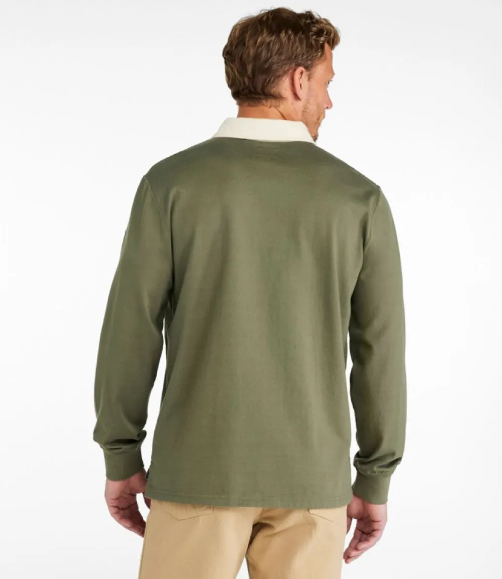 "Men's Bean's Vintage Soft Rugby, Embroidered"-L.L.Bean Best Sale
