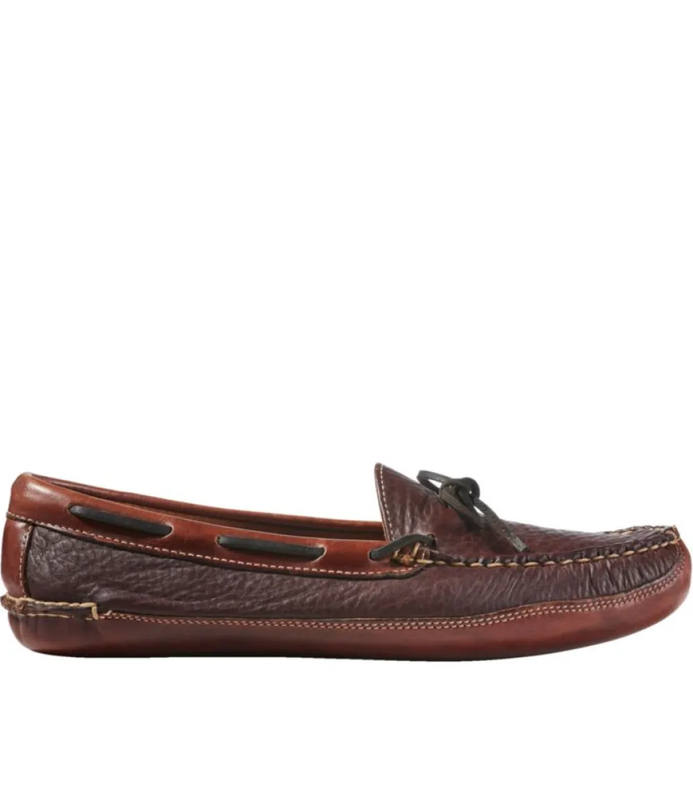 "Men's Bison Double-Sole Slippers, Leather-Lined"-L.L.Bean Online