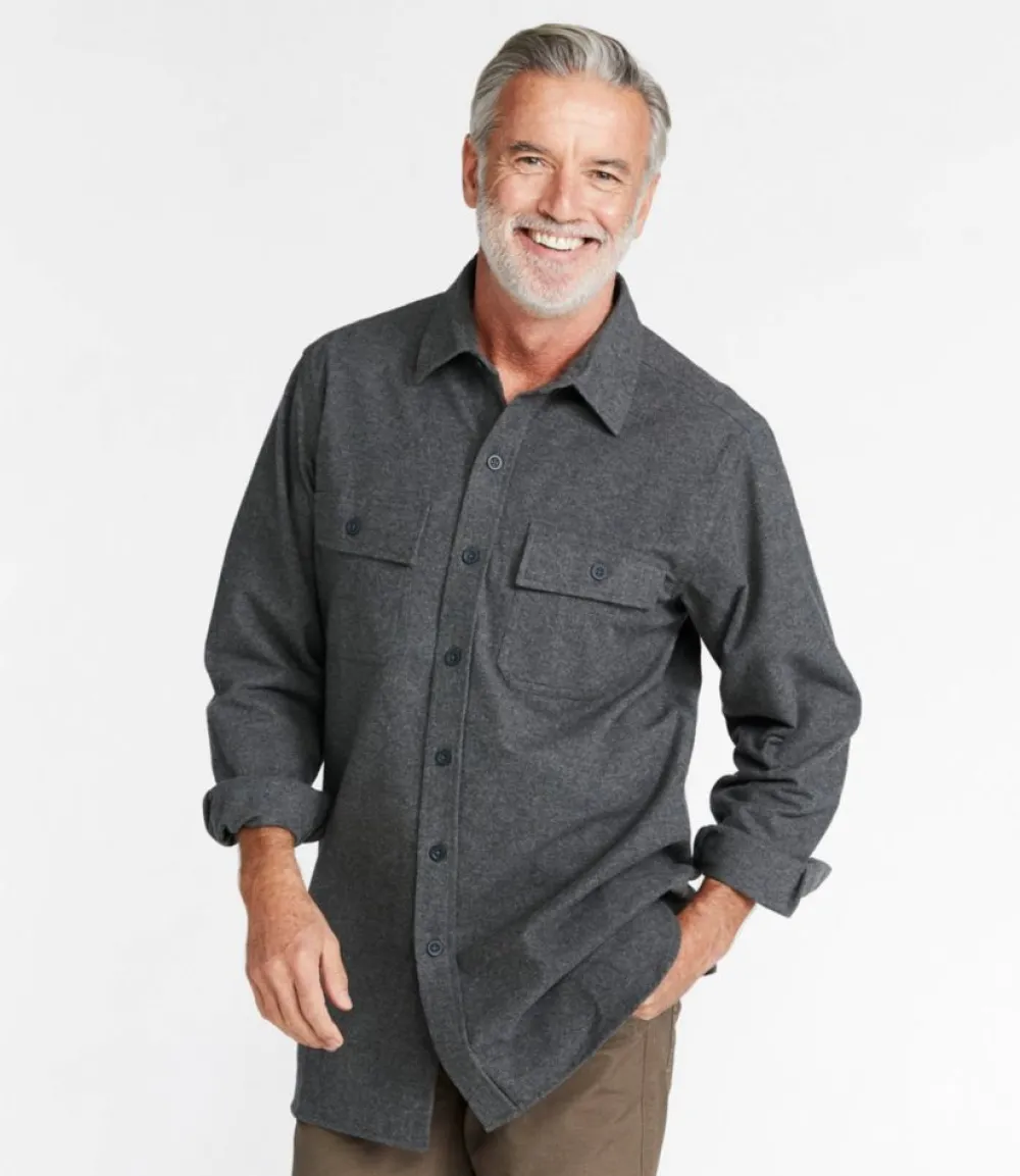 "Men's Chamois Shirt, Slightly Fitted"-L.L.Bean Cheap