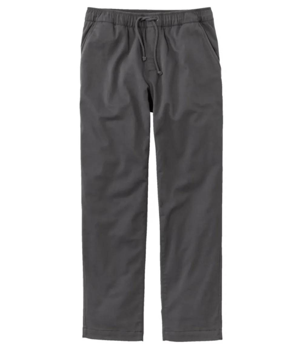 "Men's Comfort Stretch Dock Pants, Standard Fit, Straight Leg, Flannel-Lined"-L.L.Bean Cheap