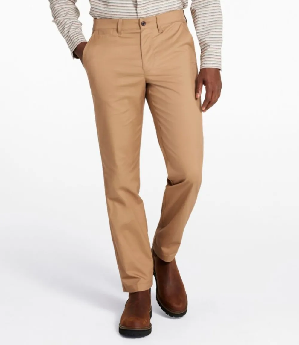 "Men's Comfort Stretch Performance Chinos, Standard Athletic Fit, Straight Leg"-L.L.Bean Best