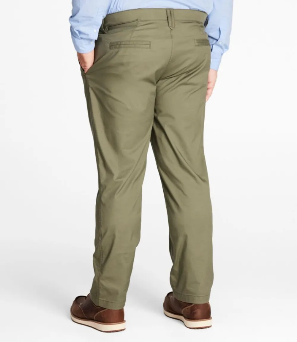 "Men's Comfort Stretch Performance Chinos, Standard Athletic Fit, Straight Leg"-L.L.Bean Best