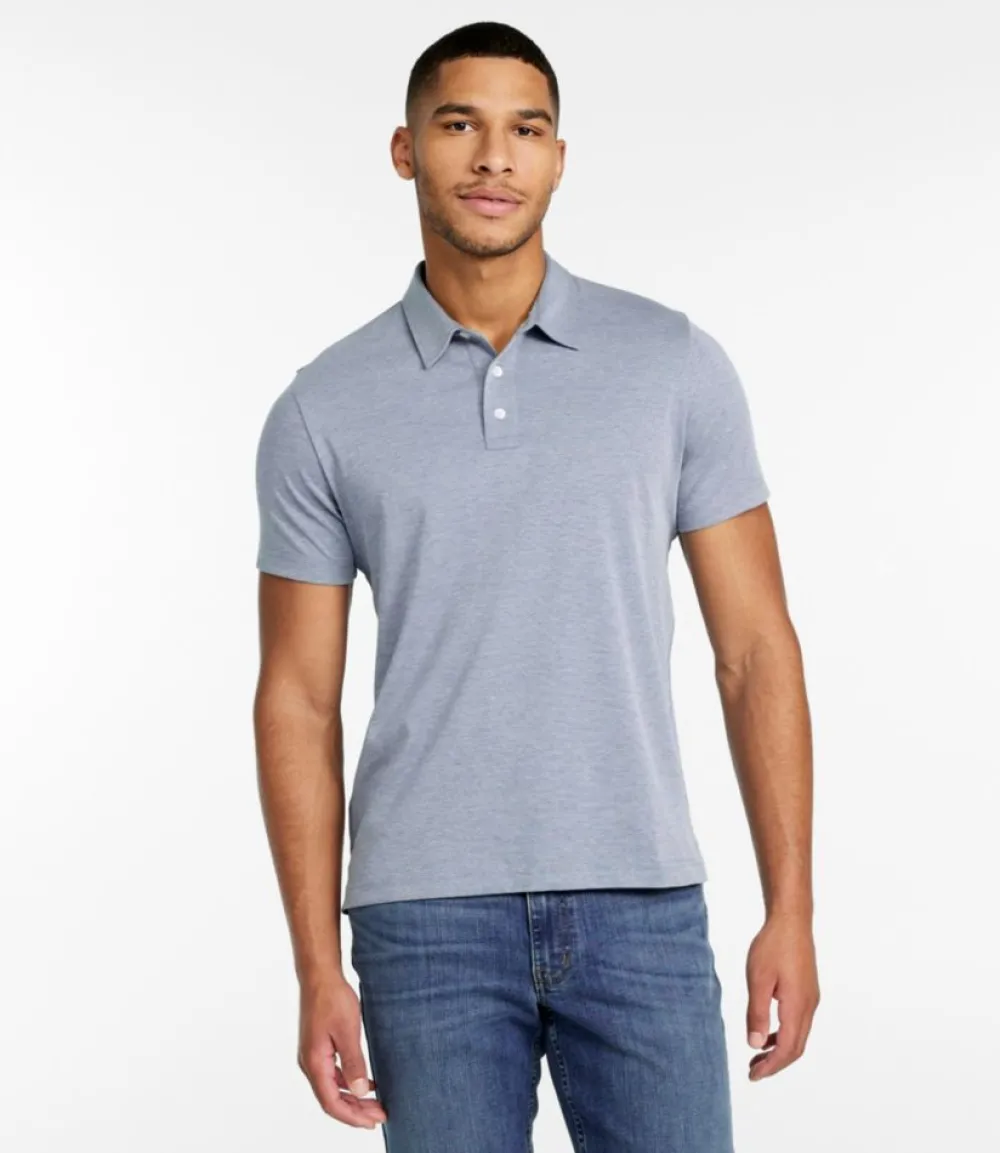 "Men's Comfort Stretch Performance Polo, Short-Sleeve, Slightly Fitted"-L.L.Bean Best