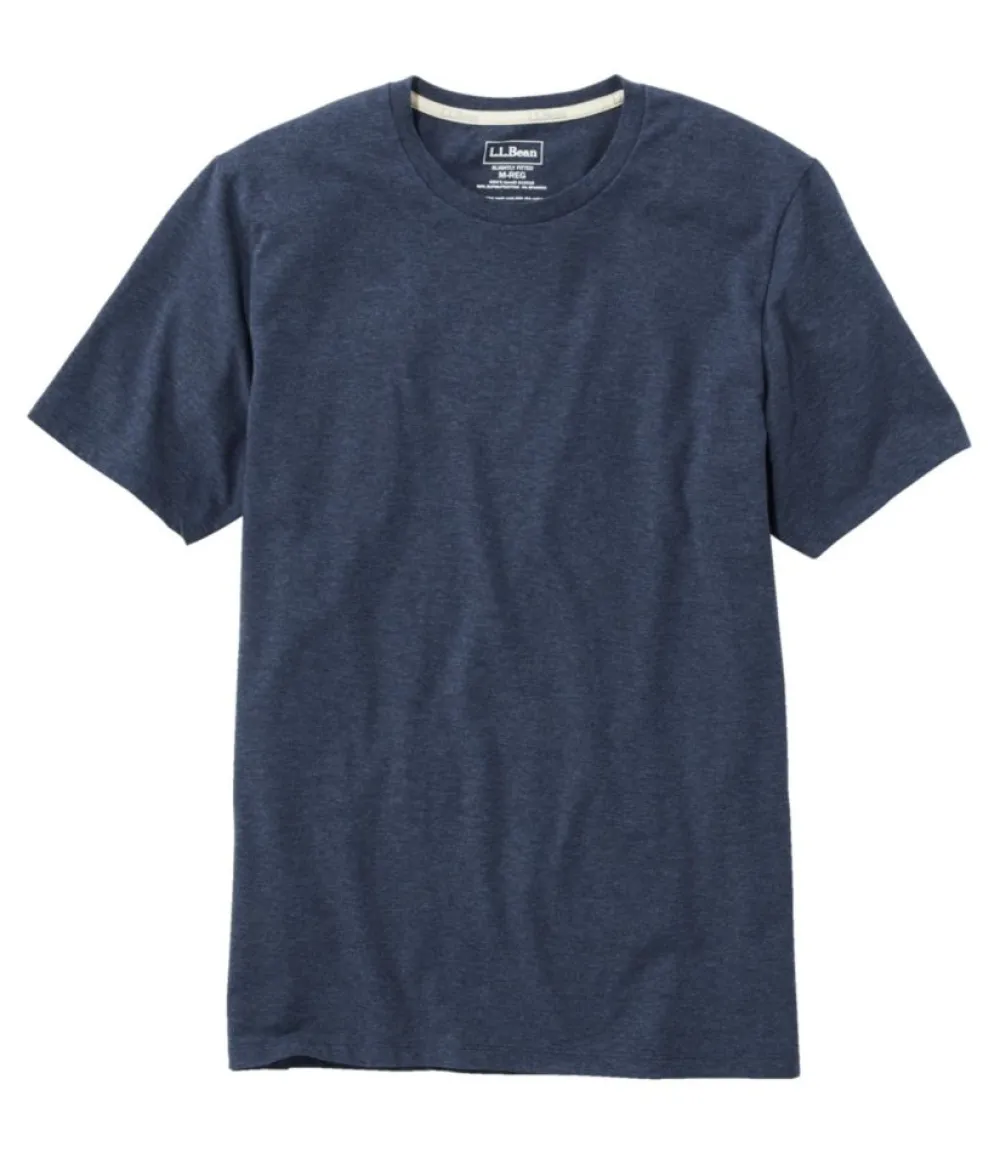 "Men's Comfort Stretch Pima Tee Shirt, Short-Sleeve"-L.L.Bean Clearance