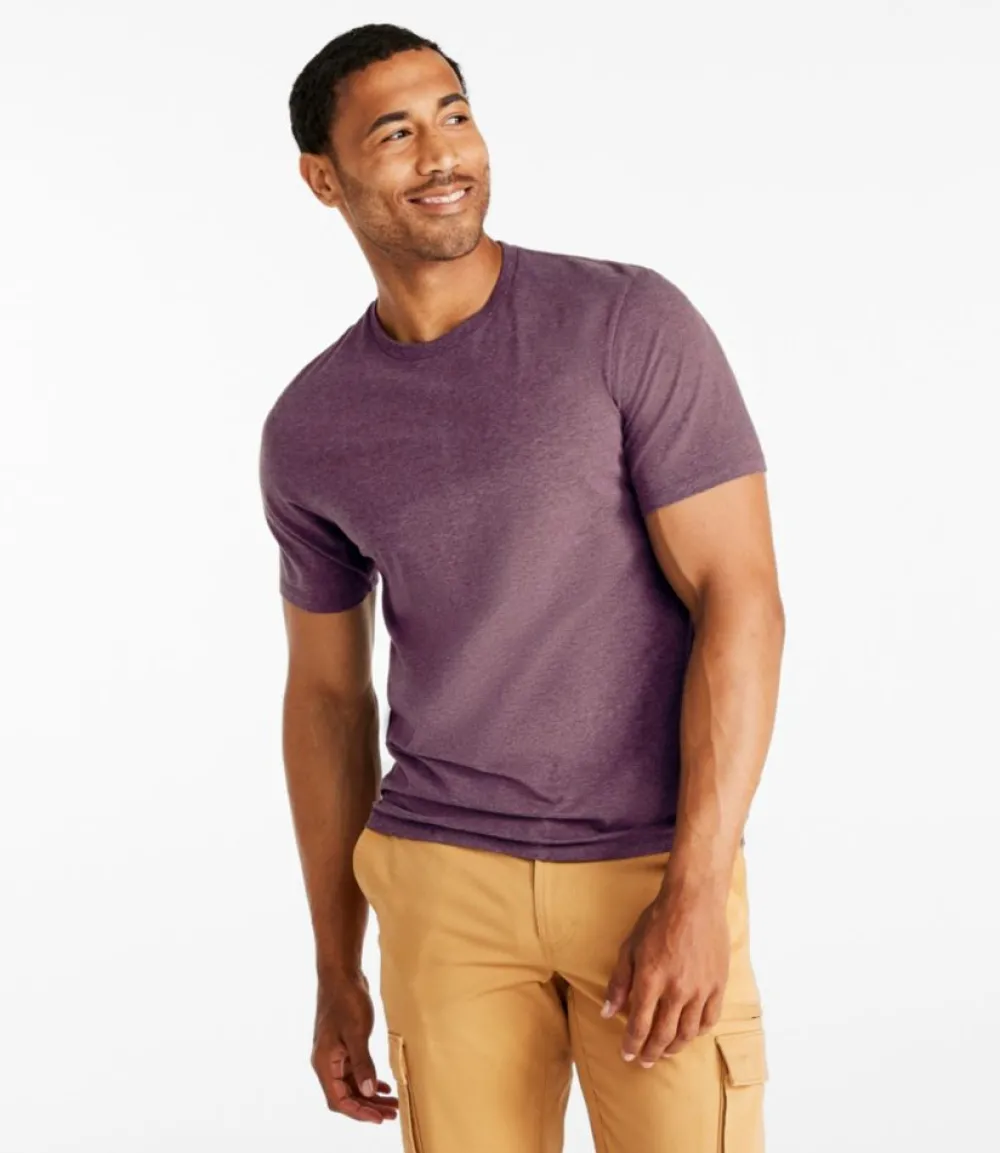 "Men's Comfort Stretch Pima Tee Shirt, Short-Sleeve"-L.L.Bean Clearance