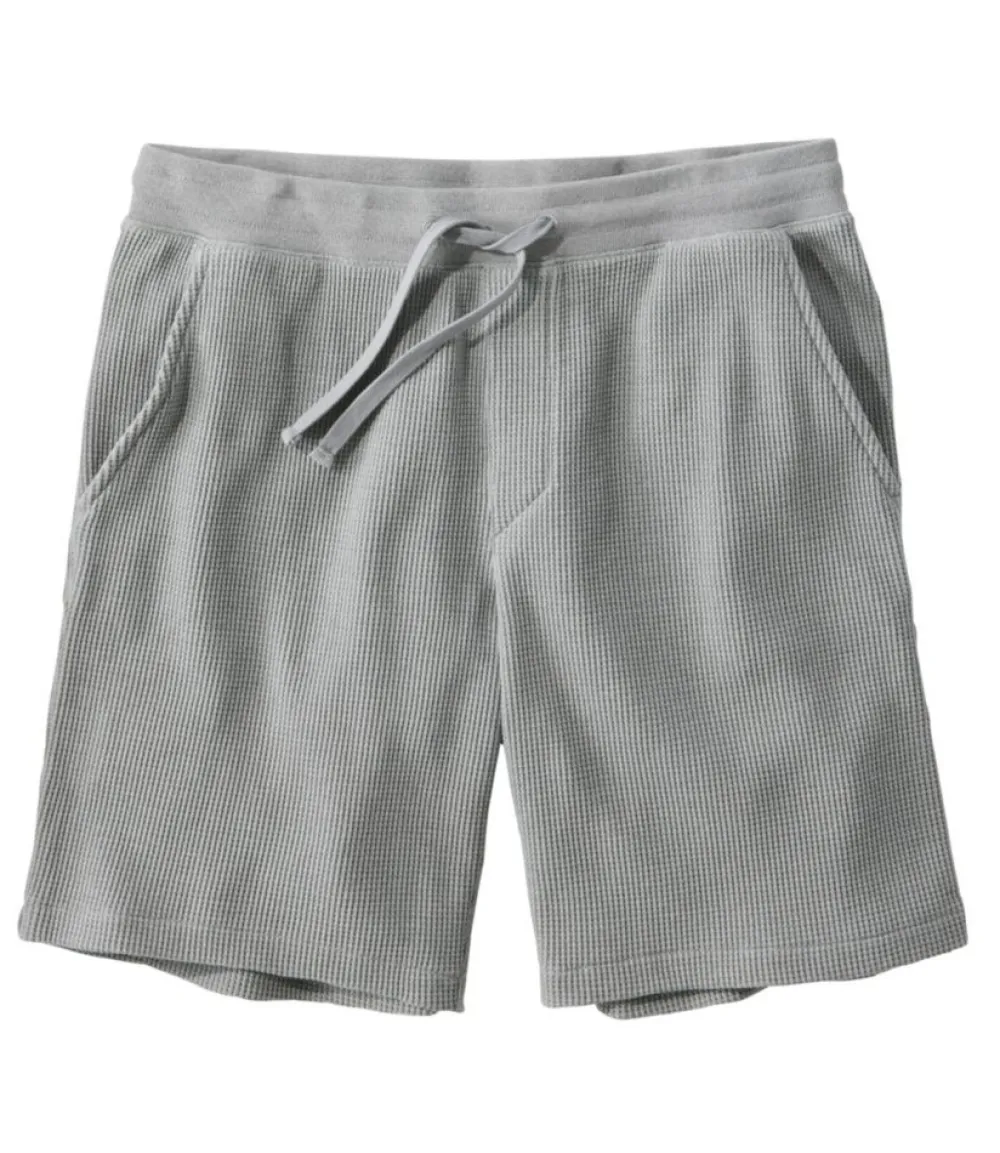 "Men's Comfort Waffle Lounge Shorts"-L.L.Bean Shop
