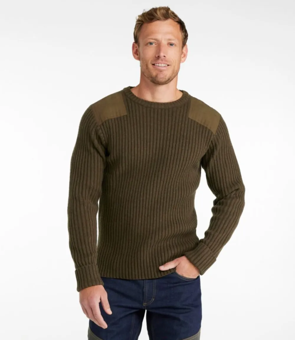 "Men's Commando Sweater, Crewneck"-L.L.Bean Store