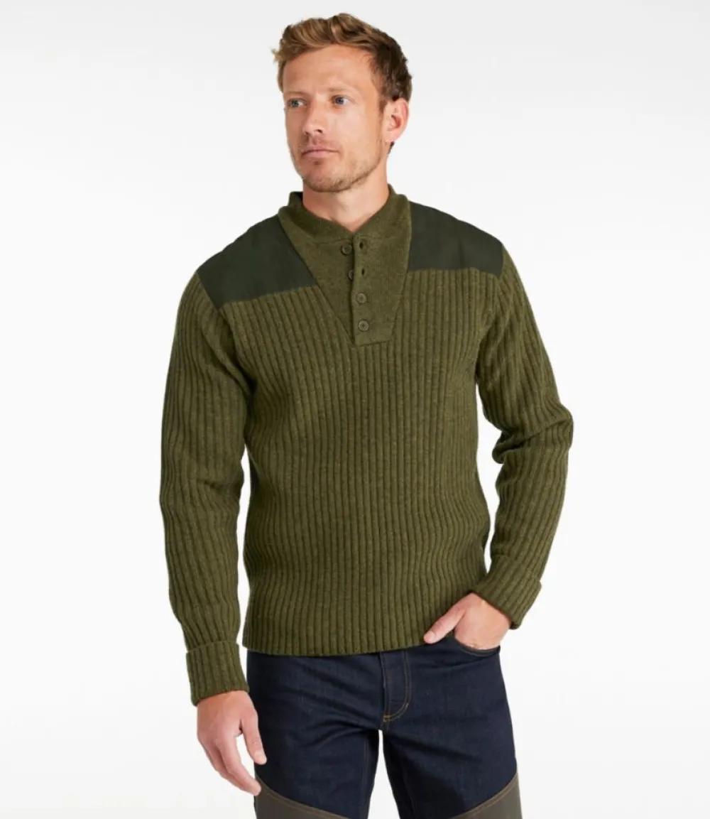 "Men's Commando Sweater, Henley"-L.L.Bean Fashion