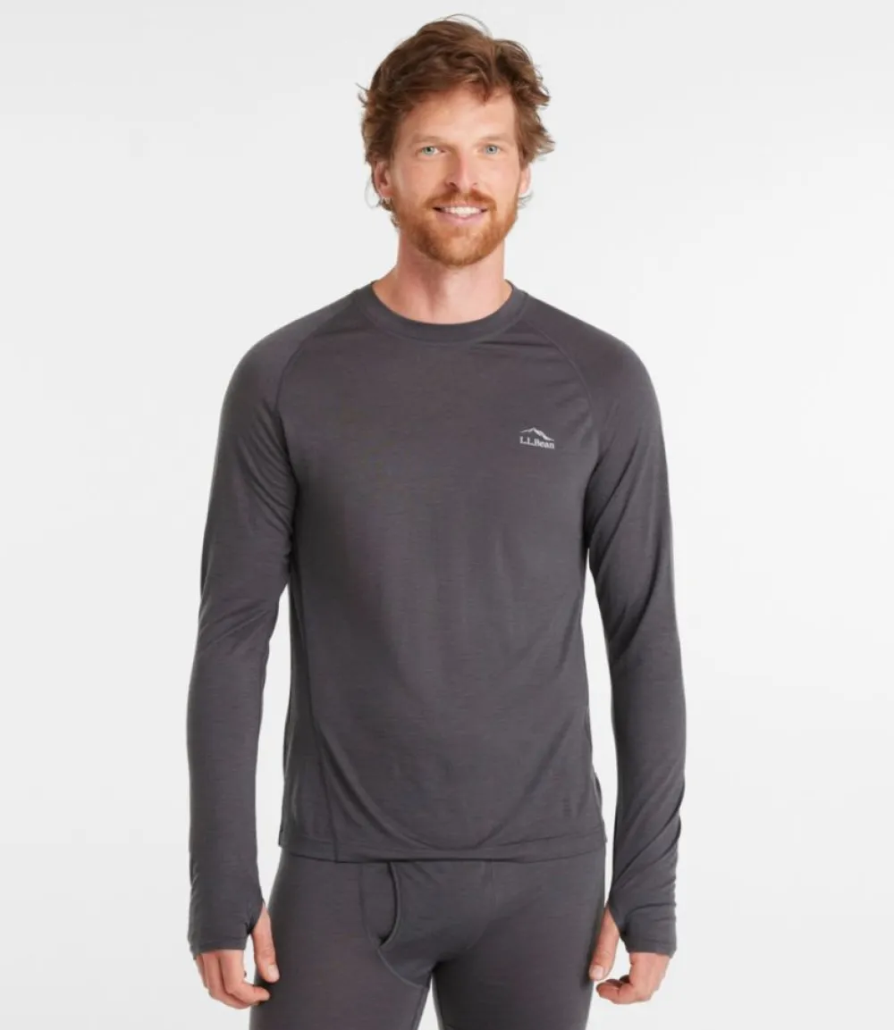 "Men's Cresta Ultralight 150 Crew Top"-L.L.Bean New