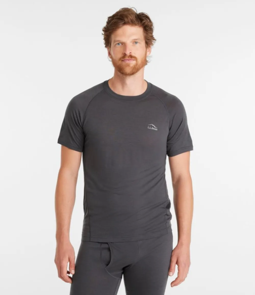 "Men's Cresta Ultralight 150 Crew Top, Short-Sleeve"-L.L.Bean Store