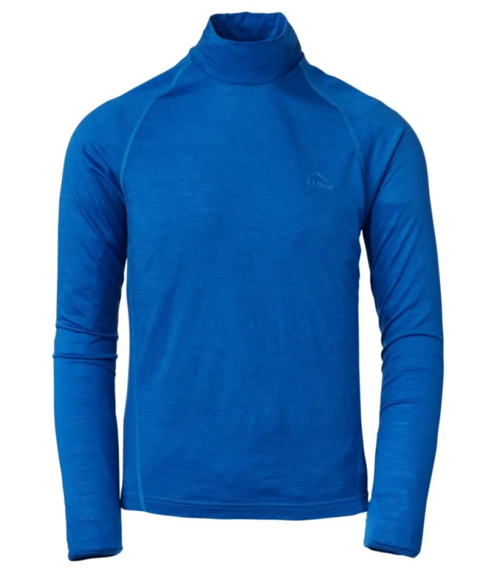 "Men's Cresta Ultralight 150 Turtleneck, Stripe"-L.L.Bean Outlet