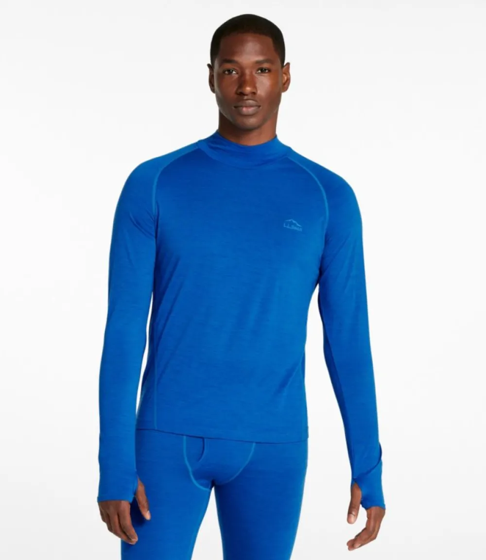 "Men's Cresta Ultralight 150 Turtleneck, Stripe"-L.L.Bean Outlet