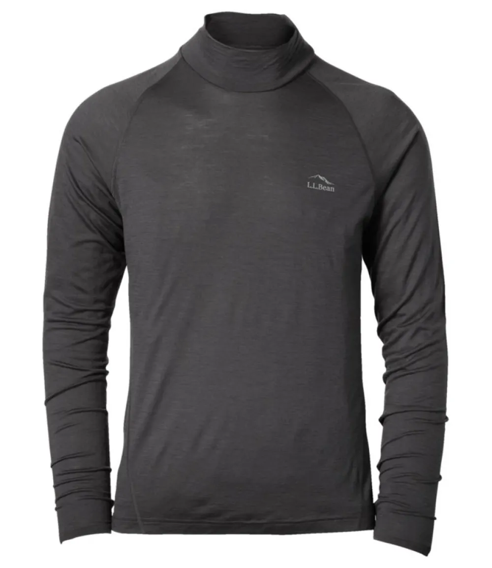 "Men's Cresta Wool Ultralight 150 Turtleneck"-L.L.Bean Fashion
