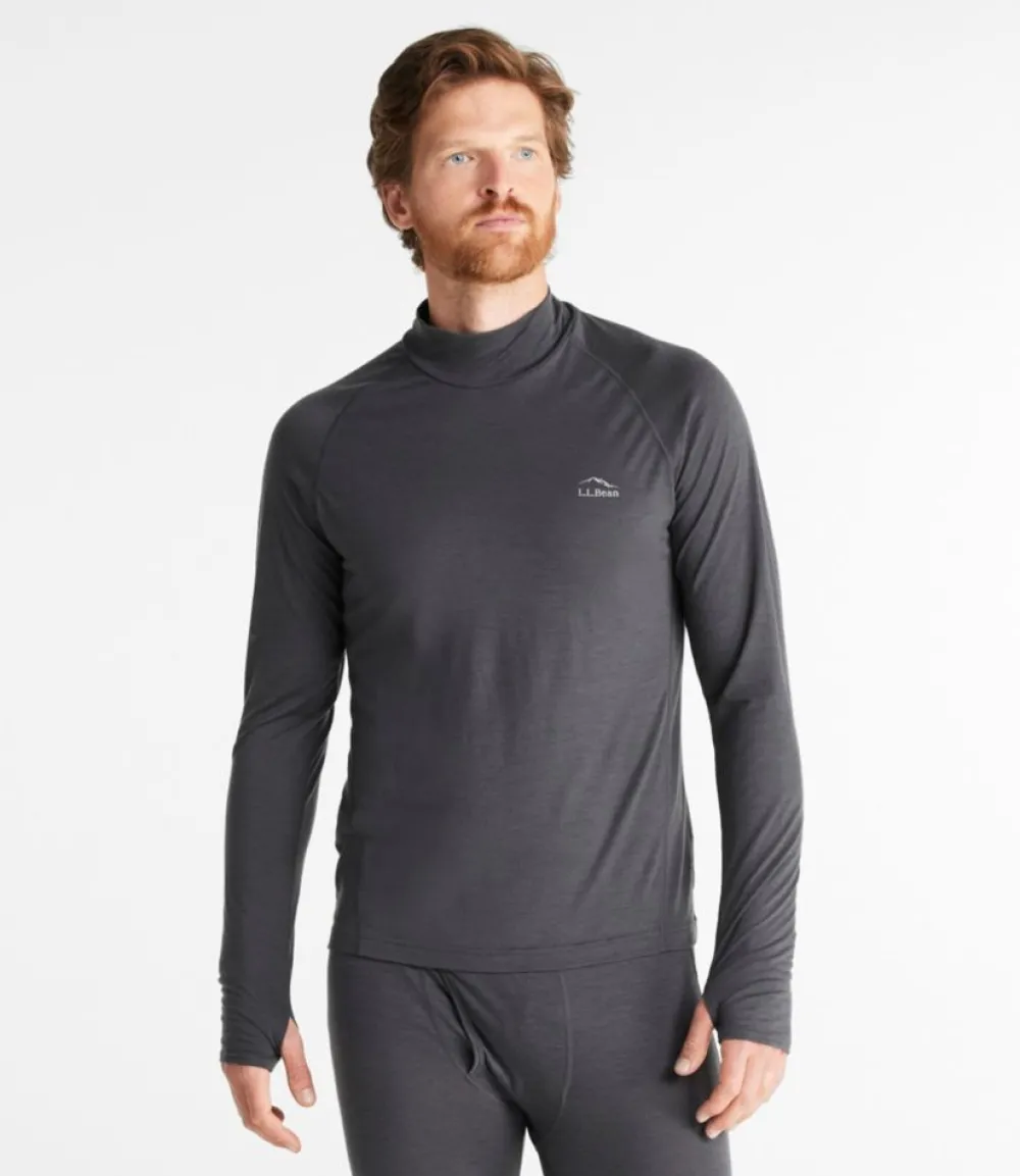 "Men's Cresta Wool Ultralight 150 Turtleneck"-L.L.Bean Fashion