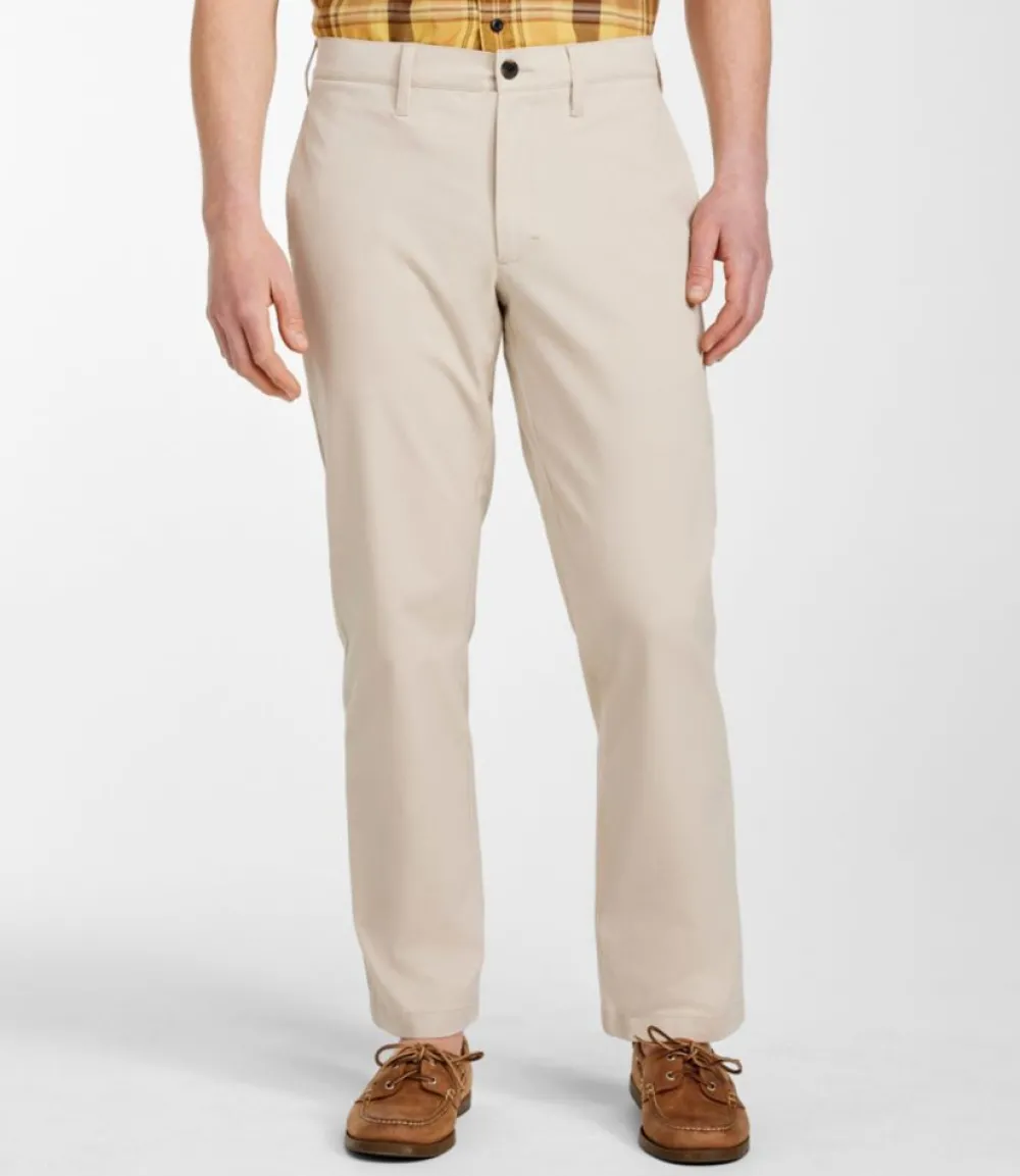 "Men's Easy-Care Stretch Chinos, Classic Fit, Straight Leg"-L.L.Bean Clearance